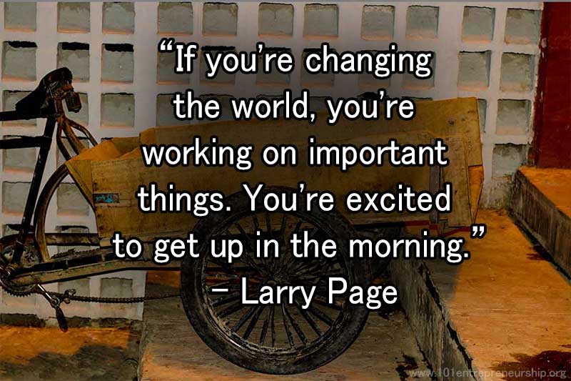 Larry Page entrepreneur quotes