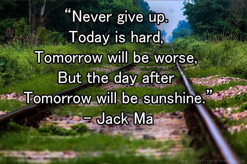 jack ma entrepreneur quotes
